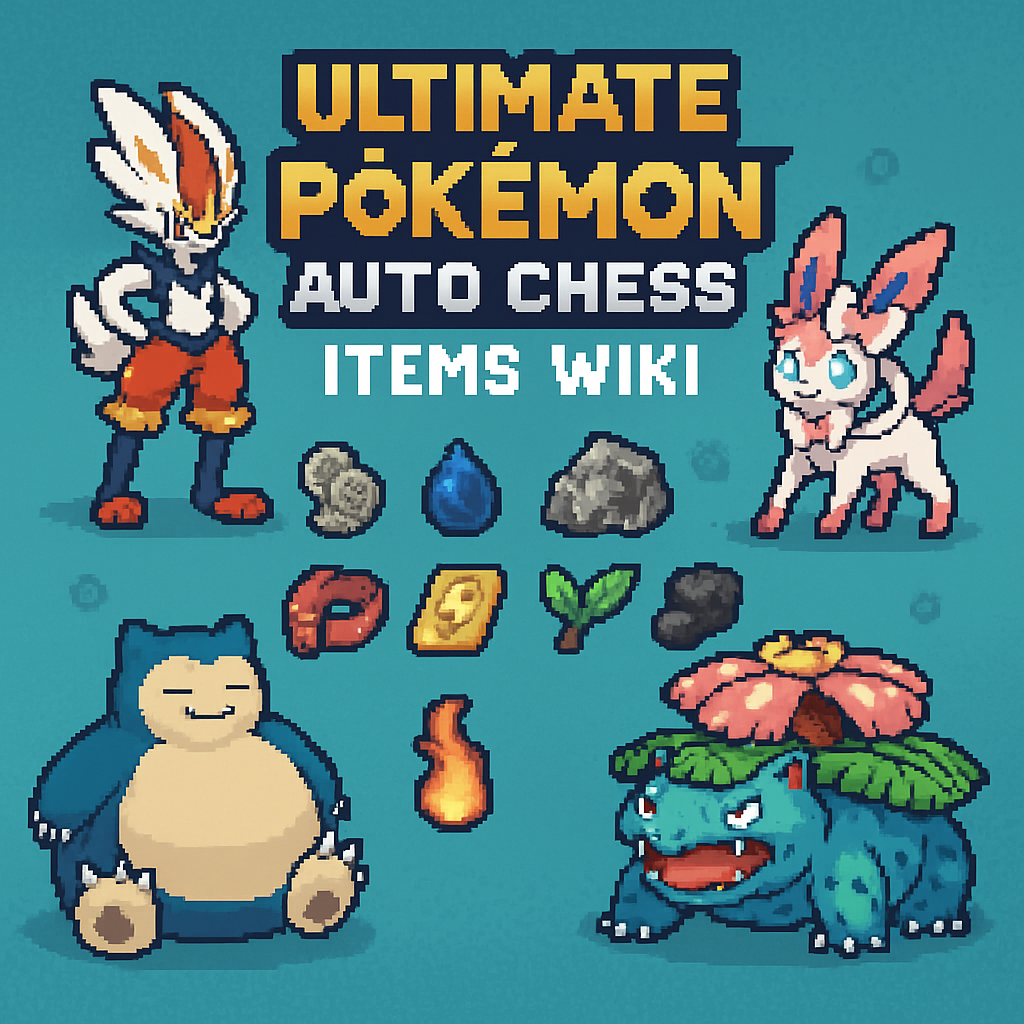 宝可梦自走棋全物品图鉴与攻略指南 – 超过180种装备与组合推荐